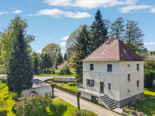 Außenansicht EFH 4 - ++Charmantes 4-Zi.-EFH mit Garten, Garage & märchenhafter Lage am Wasser (Schmölln-Putzkau)++