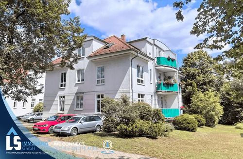 Hausansicht - gemütliche Dachgeschosswohnung mit Balkon