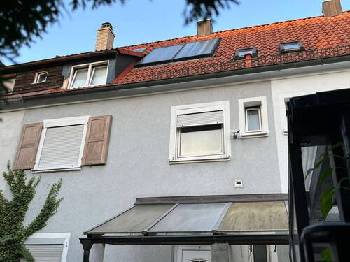 Vorderseite - Doppelhaushälfte in Ansbach - 330.000,00 EUR Kaufpreis, ca.  110,00 m² Wohnfläche