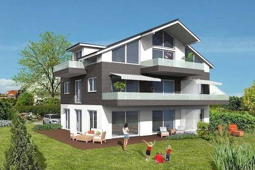 Visualisierung eines Beispielobjekts - VERKAUFSSTART I NEUBAU: Großzügige, helle 5-Zimmerwohnung in Konstanz-Langenrain I Ruhig und naturnah I Klimaschonend in Holz