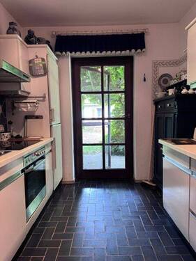 Küche mit Ausgang Terrasse - 