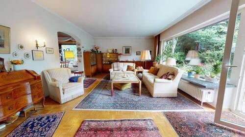 Wohnzimmer - Bungalow mit 164,50 m&sup2; in Dreieich zum Kaufen