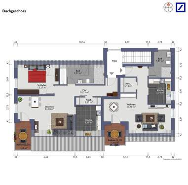 Dachgeschoss (Neubau) - 