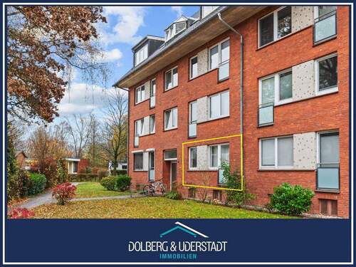 Titelbild Eismeerweg - Kaufen statt Mieten! Moderne 3-Zimmer-Hochparterrewohnung in attraktiver Lage von HH-Meiendorf