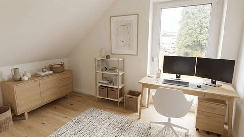 Arbeitszimmer OG - KI-Visualisierung - 