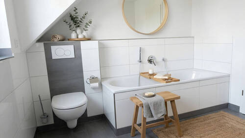 Badezimmer OG- KI-Visualisierung - 