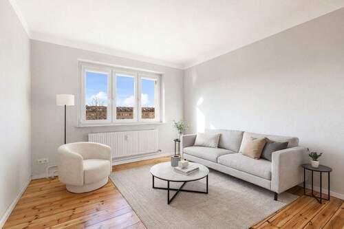 Wohnzimmer - Flexible Nutzungsmöglichkeiten - 2-Zimmer-Wohnung mit durchdachtem Grundriss und Balkon