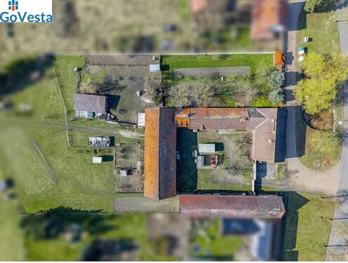 Der gesamte Hof von oben - 