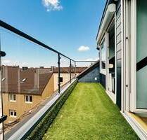 wunderschöne helle Dachgeschosswohnung mit Balkon und herrlichem Ausblick über Remscheid