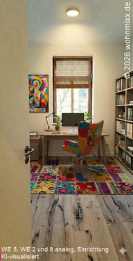 Arbeitszimmer (Einrichtung KI-visualisiert) - 