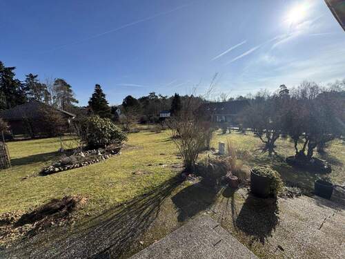 Gartenansicht vom Eingangsbereich - 