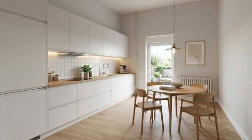 Küche mit Blick zur Terrasse - 