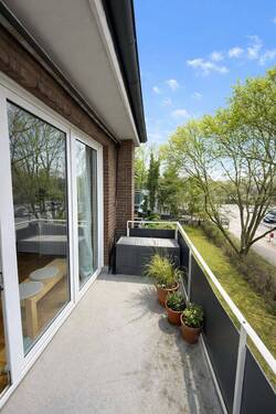 Balkon - 2 Zimmer Etagenwohnung zum Kaufen in Hamburg