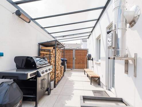 Überdachte Grillecke - 