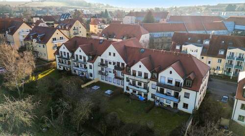 Vogelperspektive - Etagenwohnung mit 70,00 m&sup2; in Bannewitz zum Kaufen