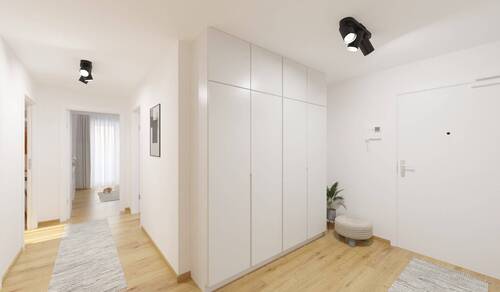 Visualisierung des Eingangsbereiches - 4 Zimmer Etagenwohnung in Bensheim