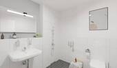 Visualisierung des Duschbades - Etagenwohnung mit 128,30 m&sup2; in Bensheim zum Kaufen