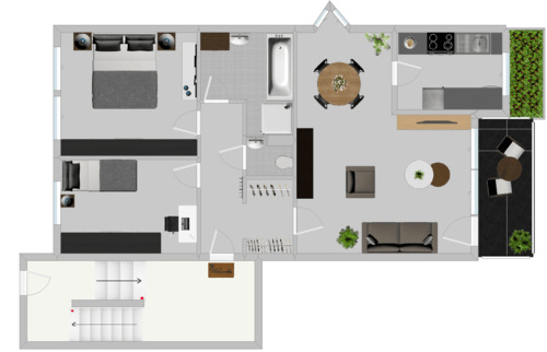 EG (Hochparterre) - 