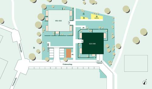 Lage der Eigentumswohnung im Quartier - 