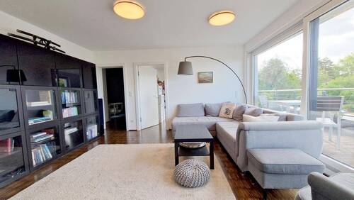 Wohnzimmer - Etagenwohnung mit 112,30 m² in Oberhausen zur Miete
