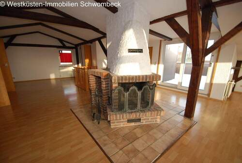 großer offener Kamin - 