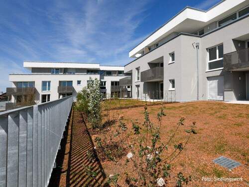 Blick auf Haus 1 und 2 - 