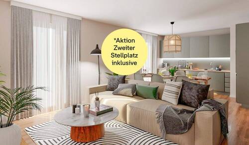 Offene Wohnküche - Komfortables Wohnen mit Terrasse