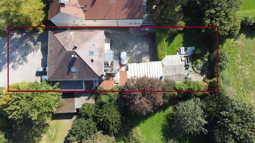 Ansicht von oben - Grundstück in zentraler Lage (Ortsmitte) in Fahrenzhausen