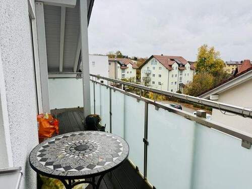 Blick vom Balkon - Etagenwohnung mit 78,00 m² in Kirchseeon zur Miete