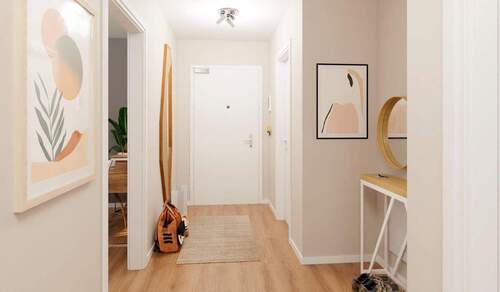 Eingangsbereich - 3 Zimmer Etagenwohnung zum Kaufen in Hoppegarten