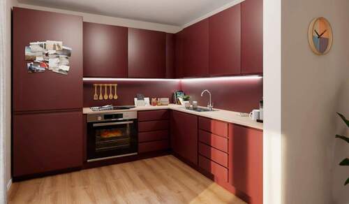 Offene Wohnküche - Etagenwohnung mit 81,30 m&sup2; in Hoppegarten zum Kaufen