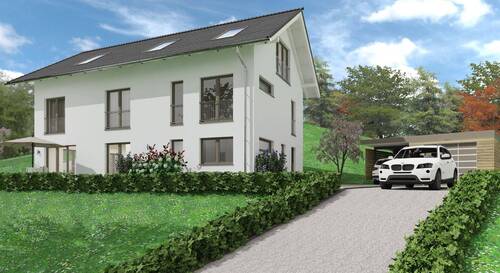 Visualisierung Südost - Grundstück in Wörthsee