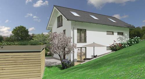 Visualisierung Nordost - Grundstück in Wörthsee zum Kaufen