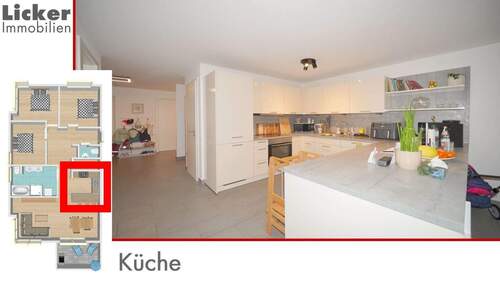 Küche - Etagenwohnung mit 106,20 m&sup2; in Schwaikheim zum Kaufen
