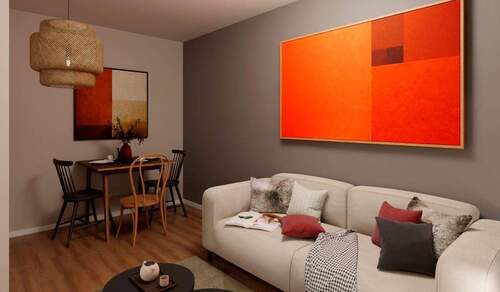 Gemütlicher Wohn-Essbereich - 2 Zimmer Etagenwohnung zum Kaufen in Berlin