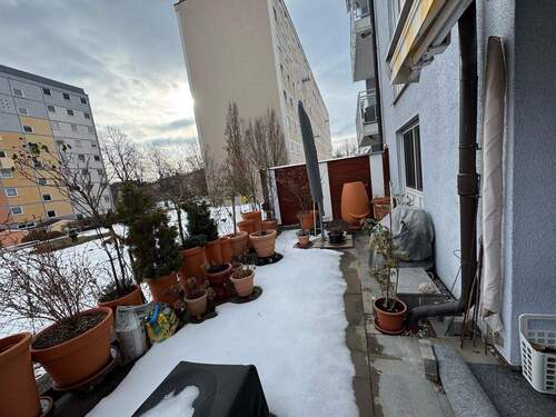 Blick auf die Terrasse - 