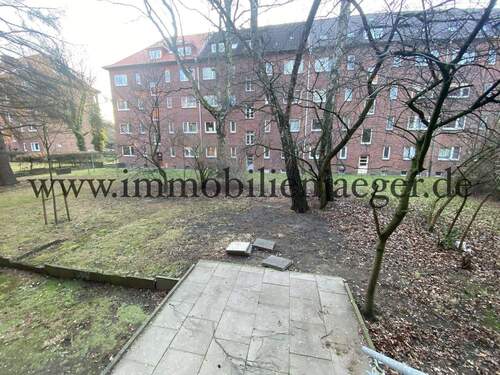 Terrasse - 2 Zimmer Etagenwohnung zur Miete in Hamburg