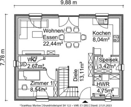 Bild 8 - 5 Zimmer Einfamilienhaus zum Kaufen in Velgast