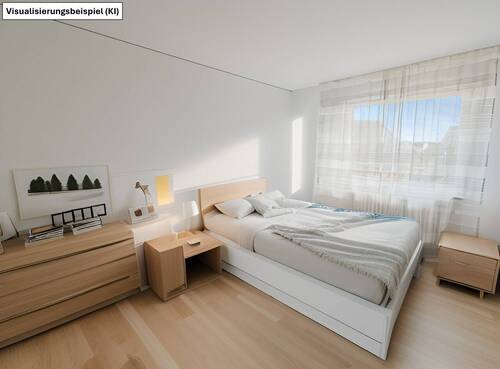Schlafzimmer Einrichtungsbeispiel - 