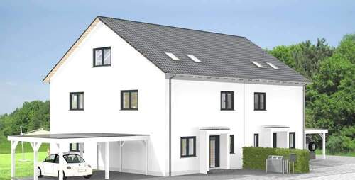 Außenansicht - Viel Platz für Ihre Familie - 156 m² Doppelhaushälfte für nur 1.350 € mtl. ins eigene Heim *
