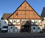 Außensicht vorne - Lauenförde - Zweifamilienhaus mit Garage und Garten