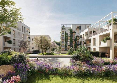 Innenhof Lumen Neckarrems - Steuervorteile sichern: Neubau mit KfW-40 & QNG