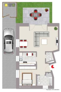Erdgeschoss - Etagenwohnung mit 79,30 m&sup2; in Mülheim zum Kaufen