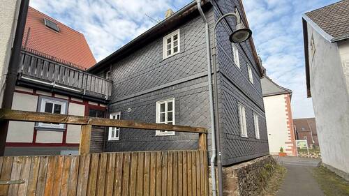 Fassade West, Dachterrasse, Hof.JPG - 