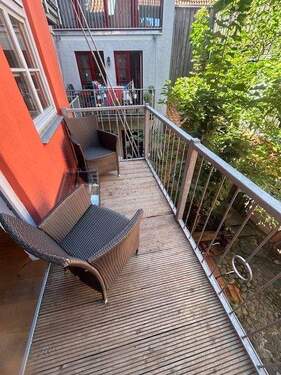 Balkon - 3 Zimmer Etagenwohnung in Stralsund