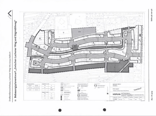 Bebauungsentwurf - Mehrfamilienhaus, Wohnhaus mit 187,00 m&sup2; in Haßloch zum Kaufen
