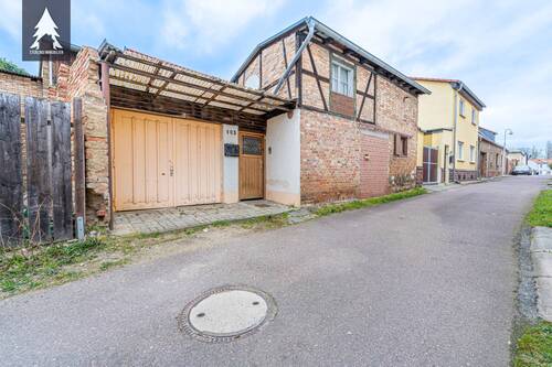 Hausfront - Reihenmittelhaus mit 100,00 m² in Frose zum Kaufen