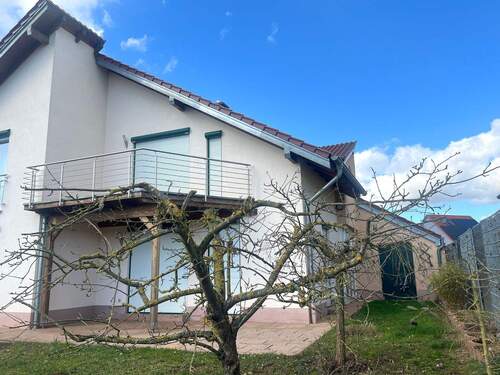 Rückansicht Doppelhaushälfte - 