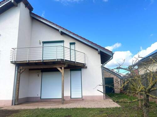 Rückansicht Doppelhaushälfte - 