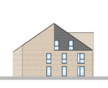 Südansicht.png - 3 Zimmer Terrassenwohnung in Harsewinkel